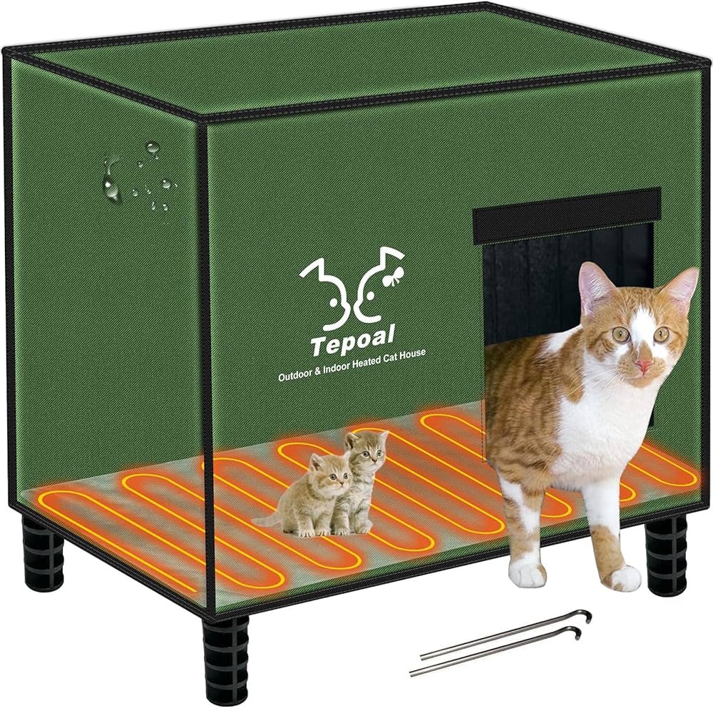 Indoor Heated Cat House: Cozy Comfort for Your Feline Friends Inside